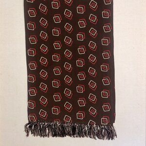 Geometric Printed Vintage Opera Scarf
